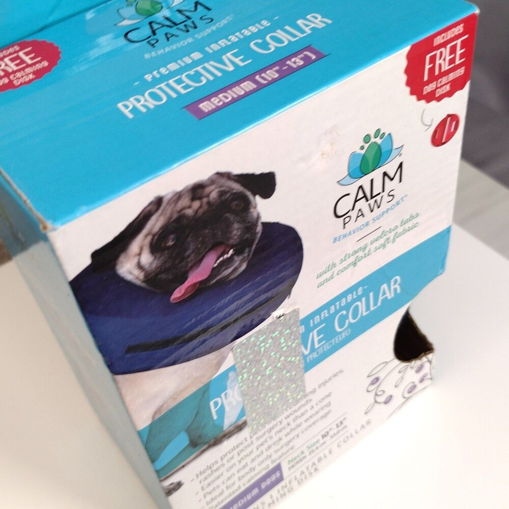 Calm Paws Behavior Support Inflatable Protective Collar-For Medium Dogs - Picture 4 of 8